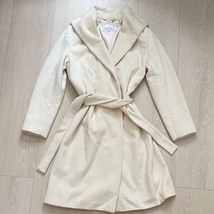 Calvin Klein Cream Pea Coat